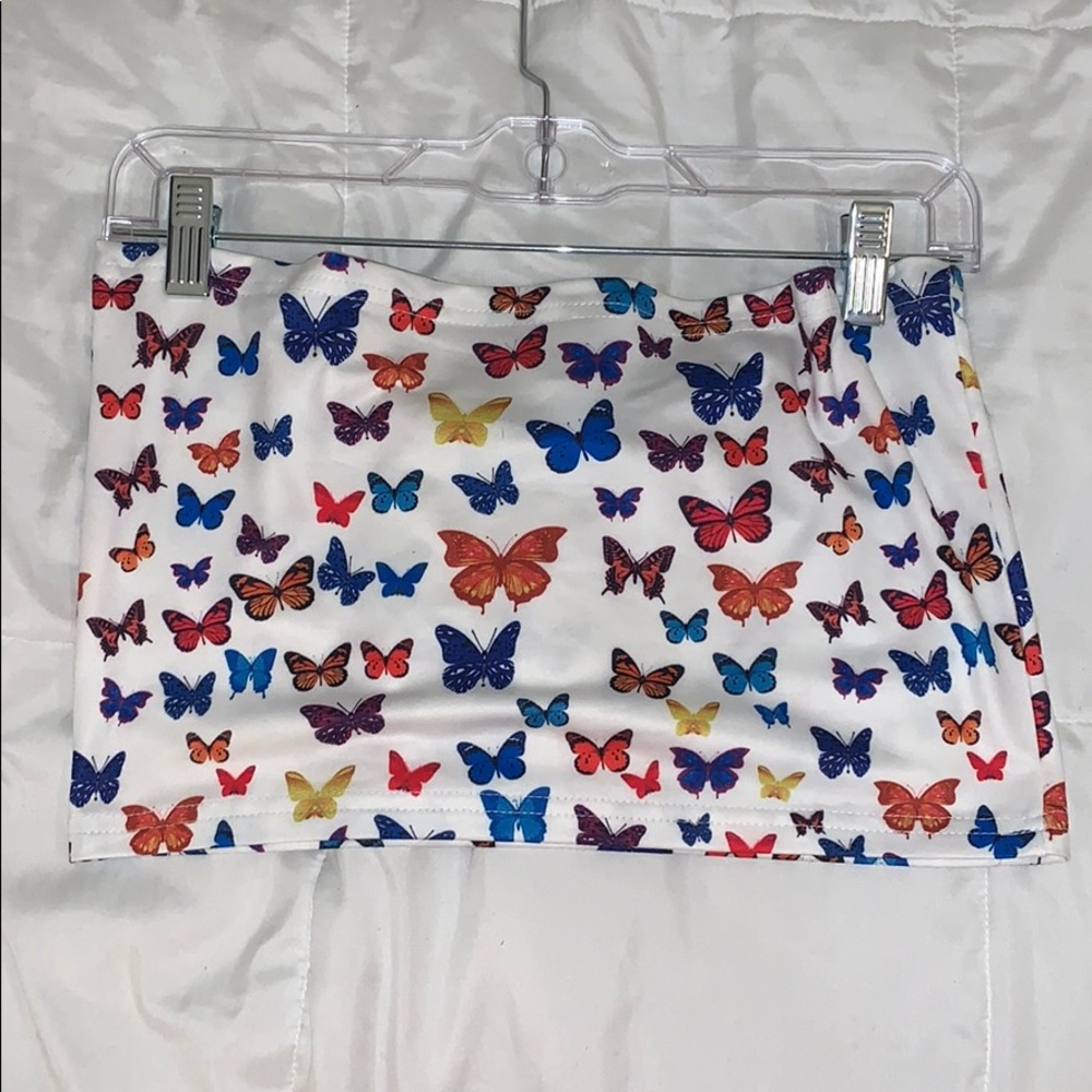 Butterfly tube top